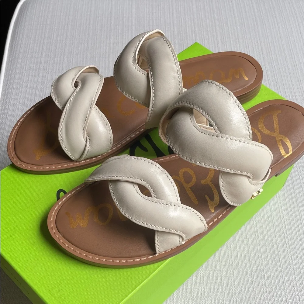 Sam Edelman Hellen Slide Sandal - MODERN IVORY, Size 8 M